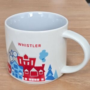 Starbucks Whistler Mug - Red and Blue Design
